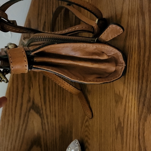 Frye Tan Leather Crossbody Bag - Picture 4 of 14